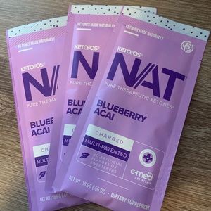Keto/Os NAT Blueberry Acai 3 pack ketones
